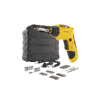 Schroevendraaier - POWERPLUS - 4V - POWX00406 - LED-lampje - Verstelbare handgreep - Magnetische zeskantbithouder