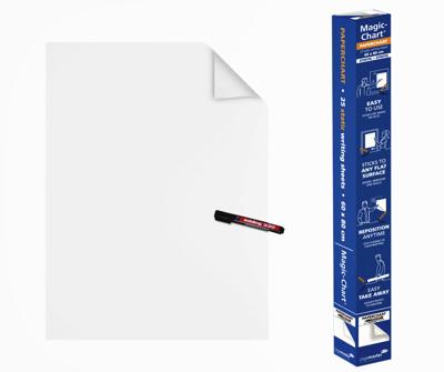 Magic chart legamaster paperchart 60x80cm wit 25v