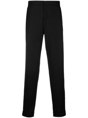 Balmain pantalon droit à taille mi-haute - Noir