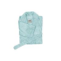 LINNICK Flanel Fleece Badjas Croco - mint groen