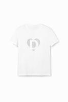 T-shirt logo stras - WHITE - XXL