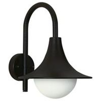 Albert Wandlamp buiten down Lanor 37cm - zwart 660669