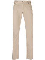 Corneliani pantalon skinny à taille basse - Tons neutres