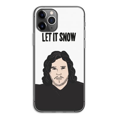 Let It Snow: iPhone 11 Pro Transparant Hoesje