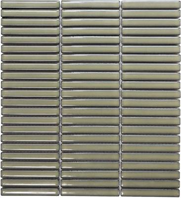 The Mosaic Factory Sevilla Mozaïek Tegel Mini Kitkat Vinger - Urban Olive 282x308 mm