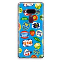 Fruitsticker: HTC U12+ Transparant Hoesje