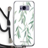 Branch up your life: Samsung Galaxy S8 Plus Transparant Hoesje met koord