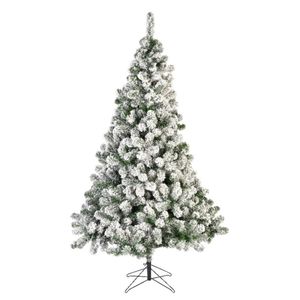 Bellatio Decorations kunst kerstboom - 180 cm - sneeuw   -
