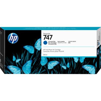 Originele inktcartridge HP 747 Blauw