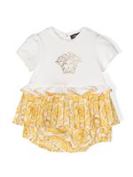 Versace Kids ensemble robe Barocco Baby - Blanc - thumbnail