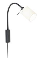 Fischer & Honsel Bedlampje Maui witte kap 30393