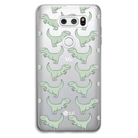 Dinos: LG V30 Transparant Hoesje