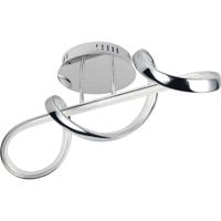 LED Plafondlamp Rond 28W - Dimbare Plafondverlichting 4000K Chroom