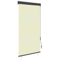 VidaXL Rolgordijn voor buiten 100x250 cm crème