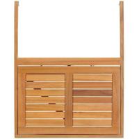Hangende balkontafel LILOU - FSC acaciahout - Opvouwbaar - 60x44x80 cm