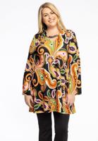 Yoek Tuniek Wide Bottom PAISLEY | Zwart | Maat 58/60