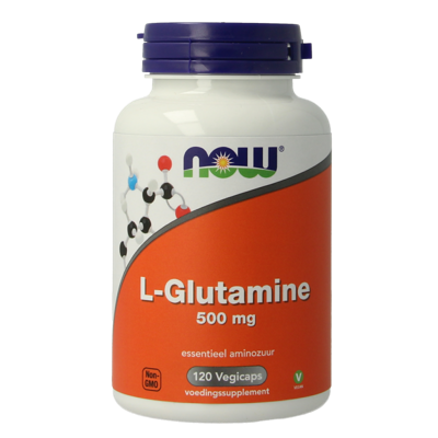 NOW L-Glutamine 500mg 120 Vegetarische capsules NOW L-Glutamine 500mg 120 Vegetarische capsules