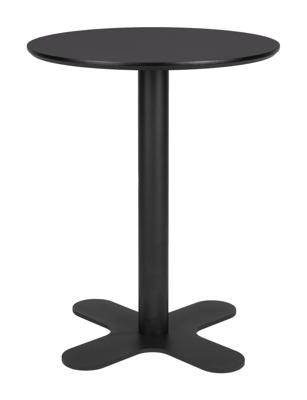 ZILT Bistrotafel 'Yusuf' 80cm, kleur Zwart