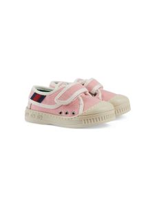 Gucci Kids baskets 1977 à fermeture scratch - Rose