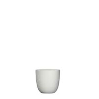 Bloempot Pot rond es/9 tusca 9 x 10 cm wit mat Mica - Mica decorations