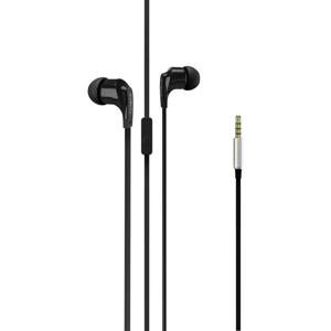 Vivanco Talk 4 In Ear oordopjes Kabel Zwart Headset, Vouwbaar