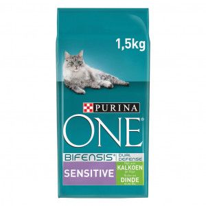 Purina ONE 7613035608047 droogvoer voor kat 1,5 kg Volwassen Rijst, Turkije