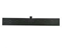 L&apos;Aqua Classic 80 RVS douchegoot Mat zwart