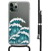 iPhone 11 Pro Max hoesje met koord - Crossbody - Wave