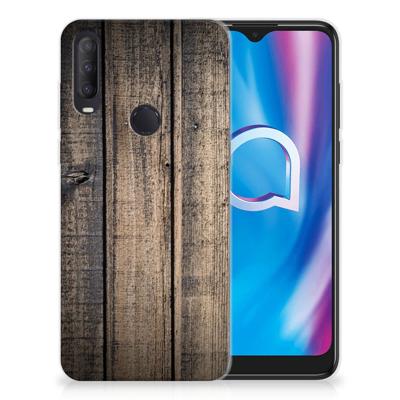 Alcatel 1S (2020) | Bumper Hoesje | Steigerhout