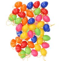 Paaseieren - gekleurd - 72x stuks - kunststof - 4 cm - paasversiering voor Paastakken