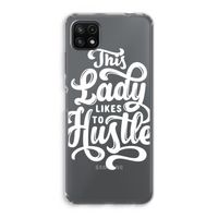 Hustle Lady: Samsung Galaxy A22 5G Transparant Hoesje