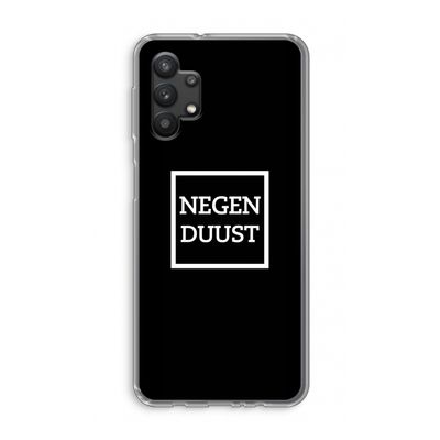 Negenduust black: Samsung Galaxy A32 5G Transparant Hoesje
