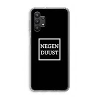 Negenduust black: Samsung Galaxy A32 5G Transparant Hoesje