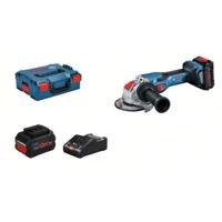 BOSCH PROFESSIONAL GWX 18V-15 C grinder + 2 5.5Ah ProCORE18V + GAL 1880 CV + L-Boxx accu's