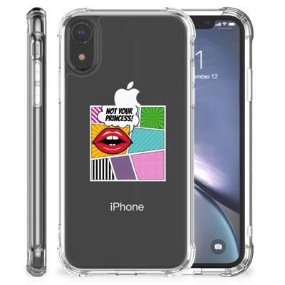 Apple iPhone Xr Anti Shock Bumper Case Popart Princess Apple iPhone Xr Anti Shock Bumper Case Popart Princess