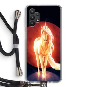 Last Unicorn: Samsung Galaxy A32 5G Transparant Hoesje met koord