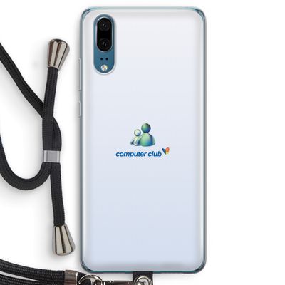 MSN: Huawei P20 Transparant Hoesje met koord