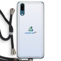 MSN: Huawei P20 Transparant Hoesje met koord