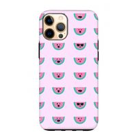 Smiley watermeloenprint: iPhone 12 Pro Max Tough Case