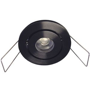 Venice XPG LED inbouwspot Klemko zwart warmwit 2,5W 876742