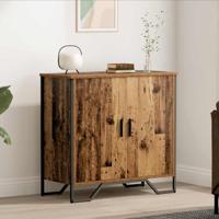 Dressoir met plank met opslag met de deur Bruin 78 x 35,5 x 74,5 cm Bewerkt hout
