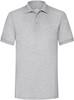 Fruit Of The Loom F503 65/35 Heavy Piqué Polo - Heather Grey - M