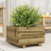 VidaXL Plantenbak 40x40x26,5 cm geïmpregneerd grenenhout