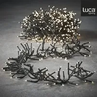 Luca Lighting LED kerstverlichting cluster 1152 lampjes 8m, warm wit