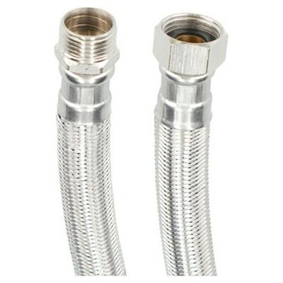 Slang M1/2" X H1/2" 40 cm Roestvrij staal AISI 304 EPDM