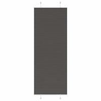 Plissé rolgordijn 70x200 cm stofbreedte 69,4 cm polyester zwart