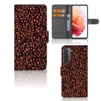 Samsung Galaxy S21 | Book Cover | Koffiebonen