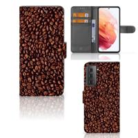 Samsung Galaxy S21 | Book Cover | Koffiebonen