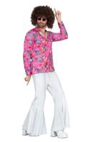 Roze Hippie Blouse Heren Spiral of Life