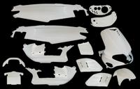 Edge Plaatset 15-delig voor gilera runner tot bouwjaar 08-2005 - glanzend wit